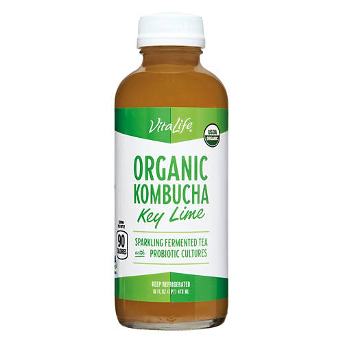 VitaLife Organic Key Lime Kombucha, 16 fl oz